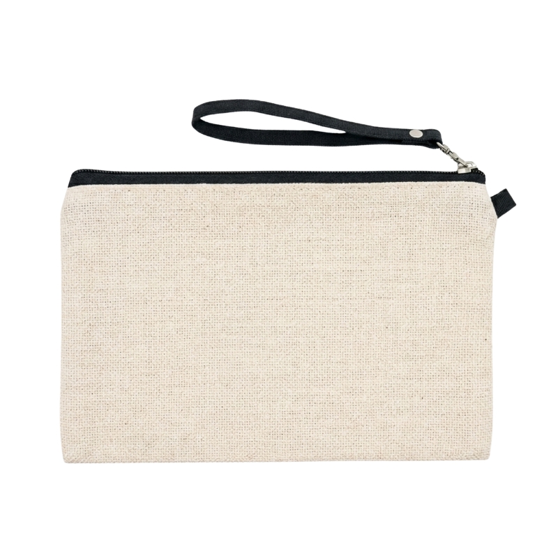 Sublimation Blank Linen Cosmetic Bag