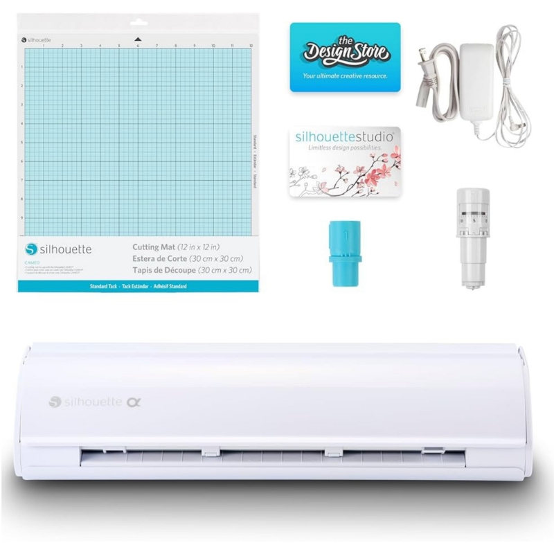 Silhouette America Cameo 5 Alpha (α) Smart Cutting Machine, WHITE