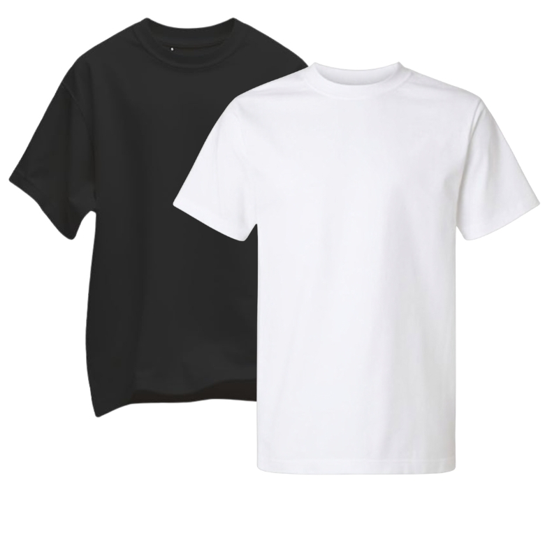 Black Cotton T-Shirt