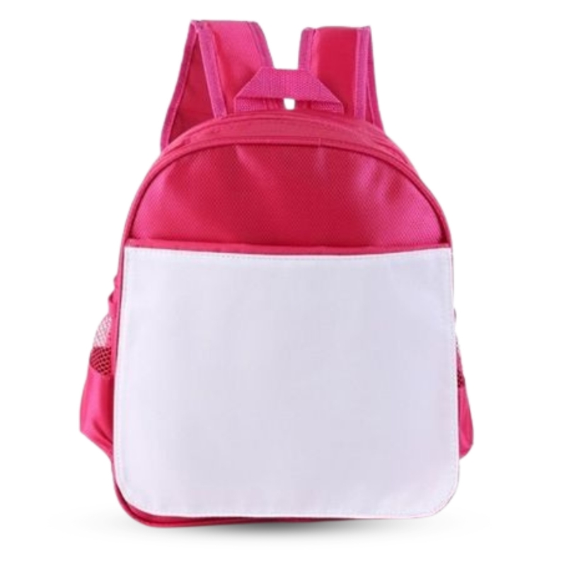 Pink Sublimation Blank School Bag - 27x33 cm