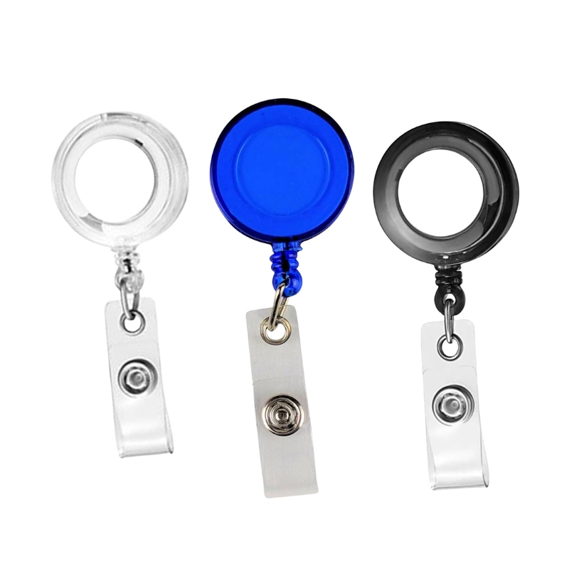 Retractable Badge Reel Holder with Sturdy Belt Clip