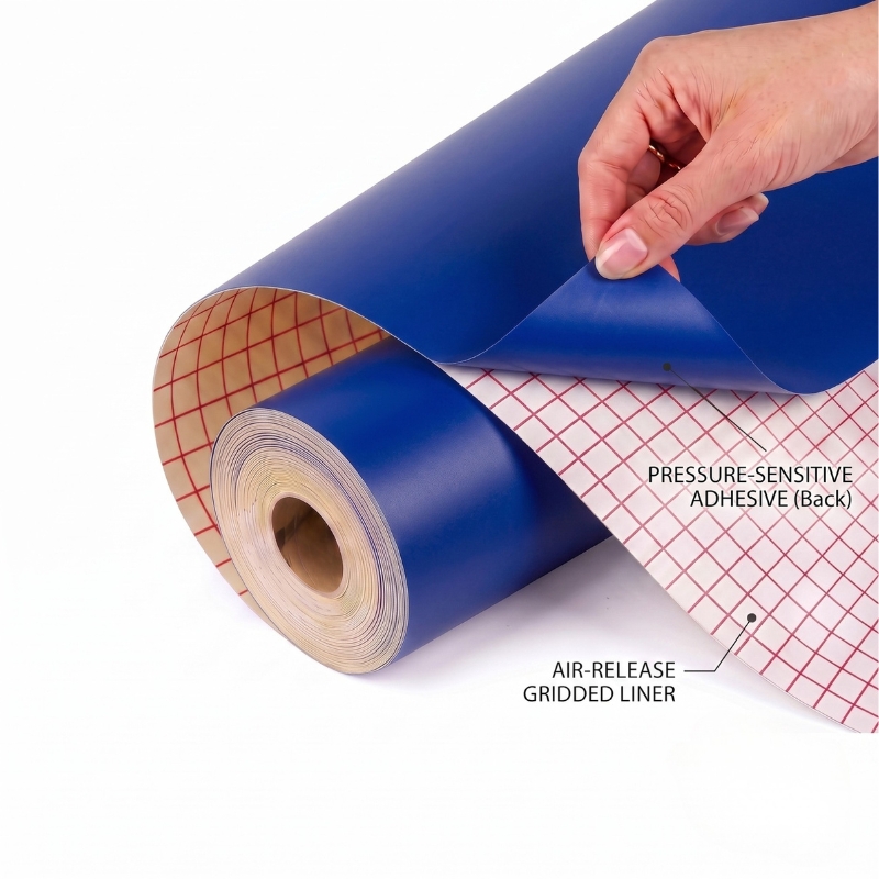 Self Adhesive Vinyl Sticker Roll, Water Proof, Peel and Stick Vintage,