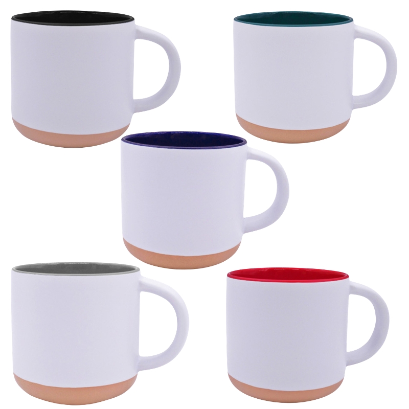 12oz Inner Color Sublimation Mug with Color Interior & Bottom Clay