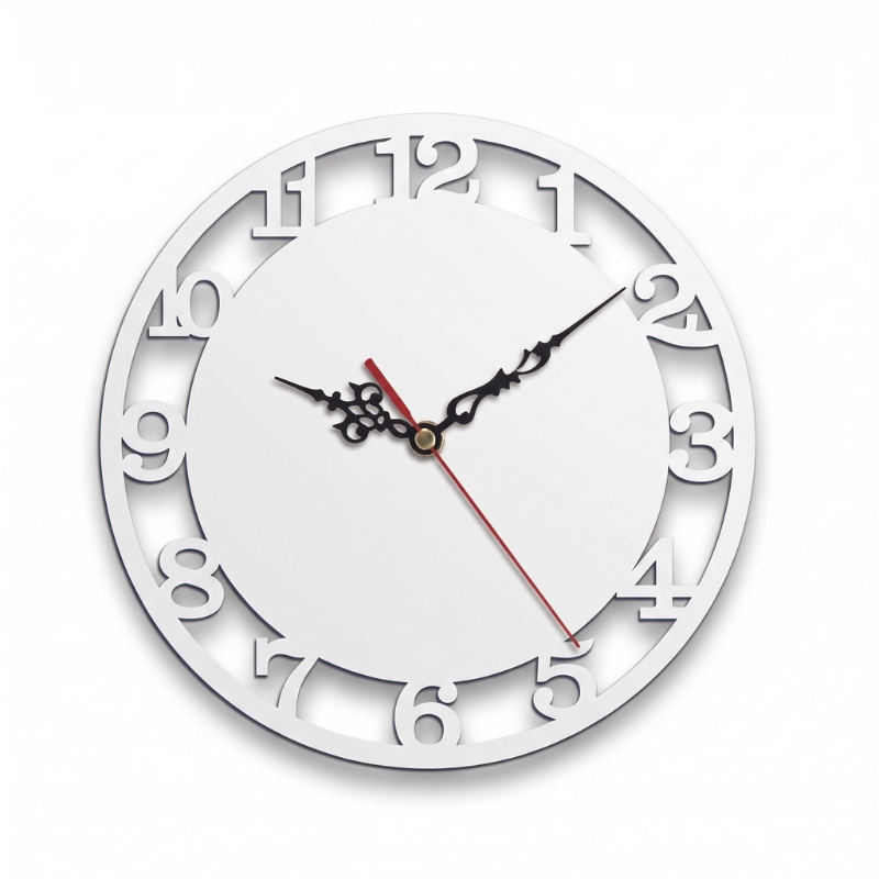 MDF Sublimation Clock Blanks
