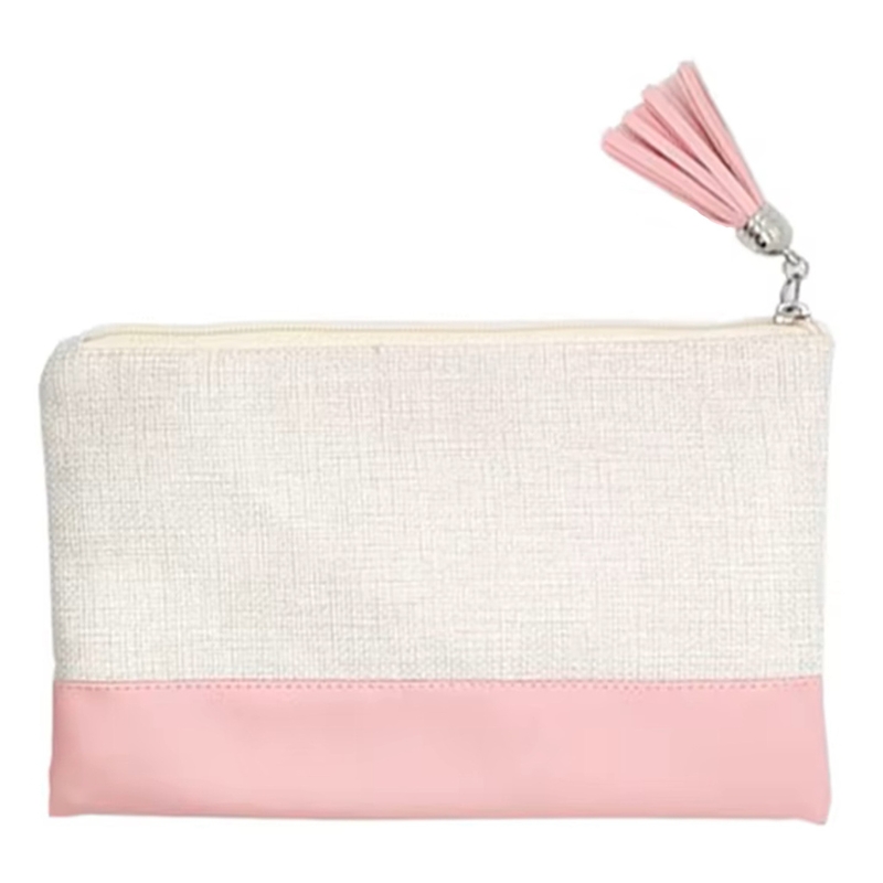 Sublimation Blank Cosmetic Bags, Pink