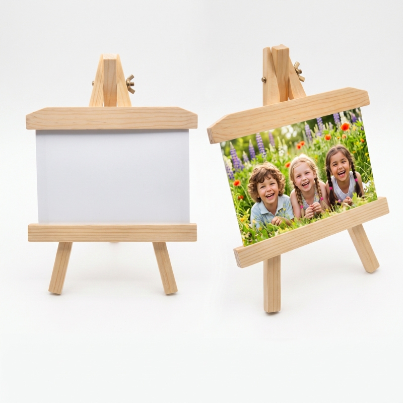 Sublimation Blank Wooden Easel Photo Frame - Gallery