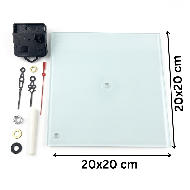 Glass Sublimation Blank Clock, - Gallery