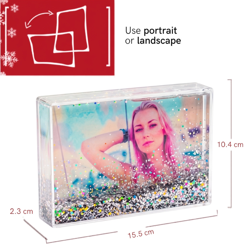 Liquid Photo Frame Clear Acrylic 15x10 cm - Gallery