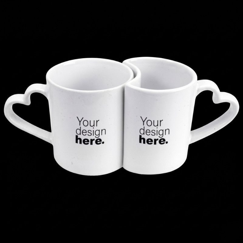 White Sublimation  Couple Mugs 11oz, 18 Pairs (36 Mugs) - Gallery