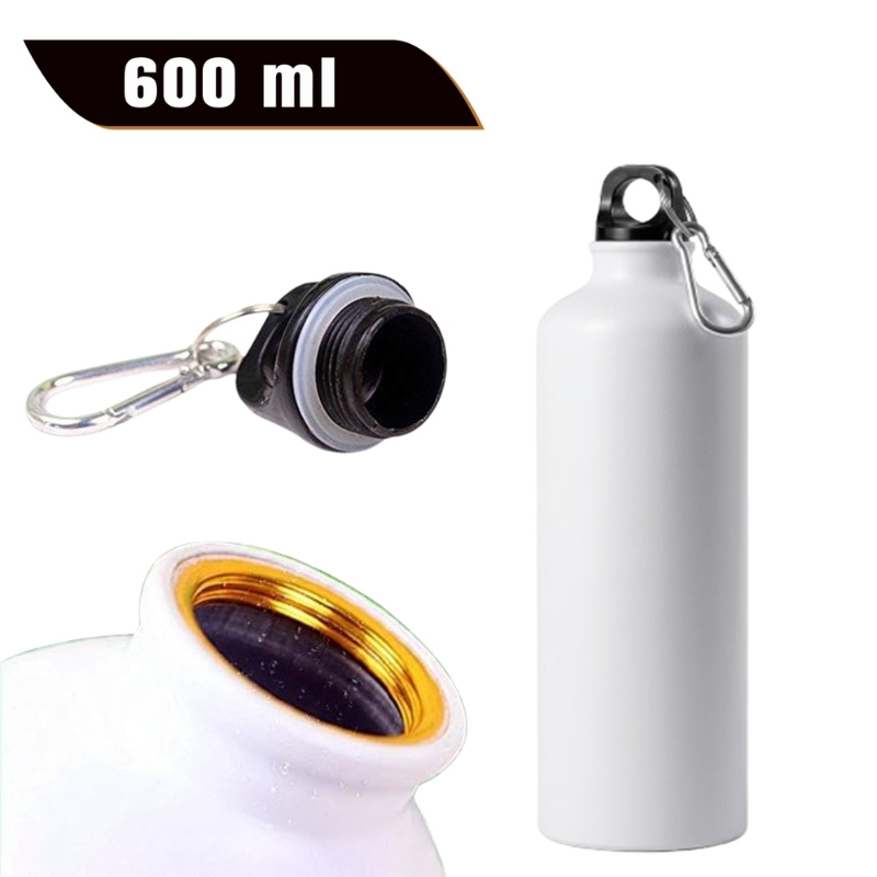 Gradient Color Sublimation Aluminum Water Bottle 600ml - Gallery
