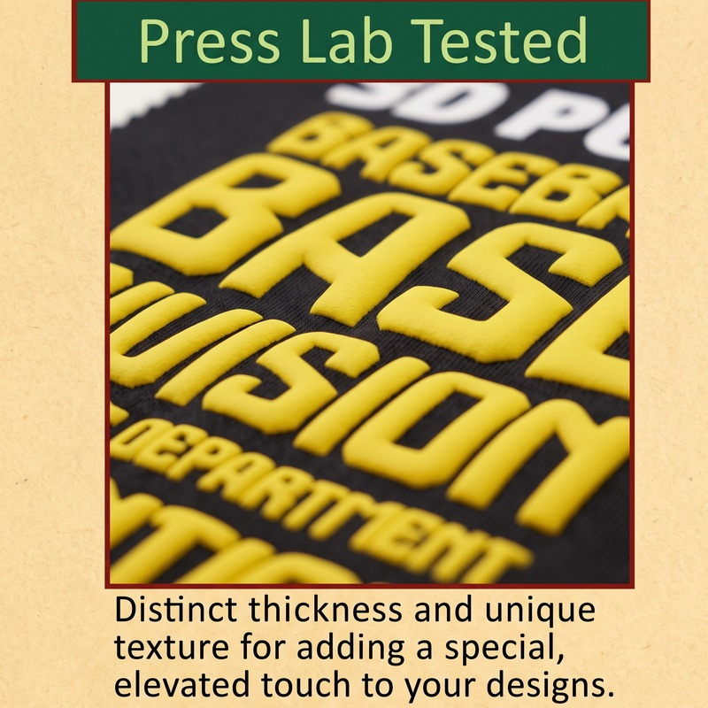 Heat Transfer Vinyl Roll, 3D-Puff Vinyl, - Gallery