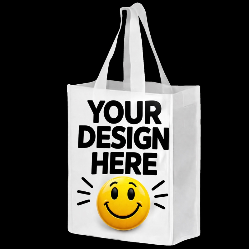 Sublimation Non-Woven Bags - White - Gallery