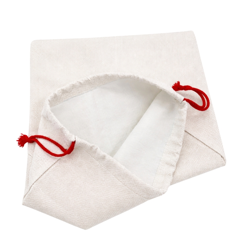 Jute Bag with Red Rope, 29x39cm - Gallery