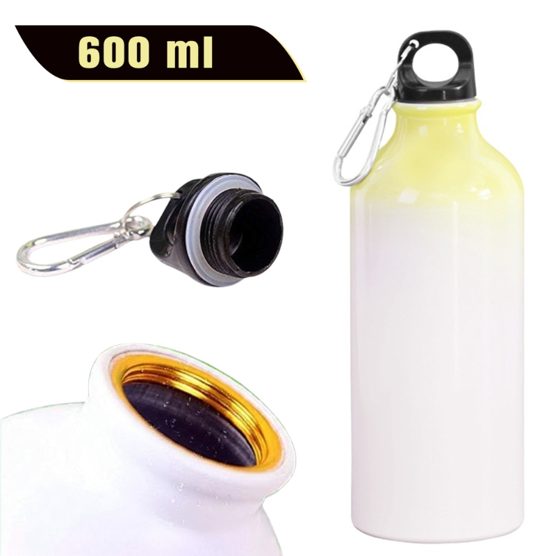 Gradient Color Sublimation Aluminum Water Bottle 600ml - Gallery
