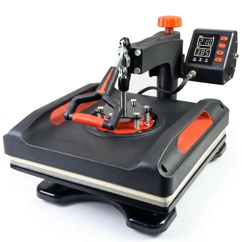 11-in-1 Combo Heat Press Machine, Professional Digital Sublimation Transfer Printer with LCD Temperature & Timer Controller - Gallery