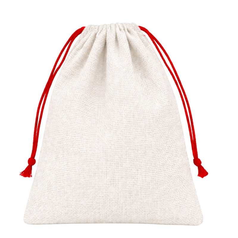 Jute Bag with Red Rope, 29x39cm - Gallery