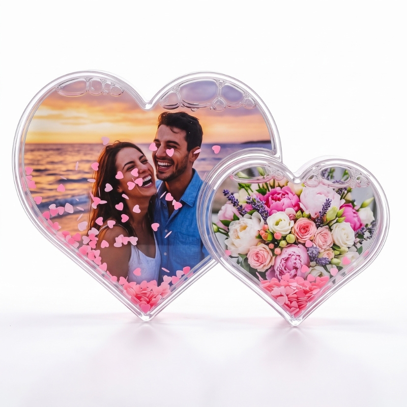 Double Heart Photo Frame - Gallery