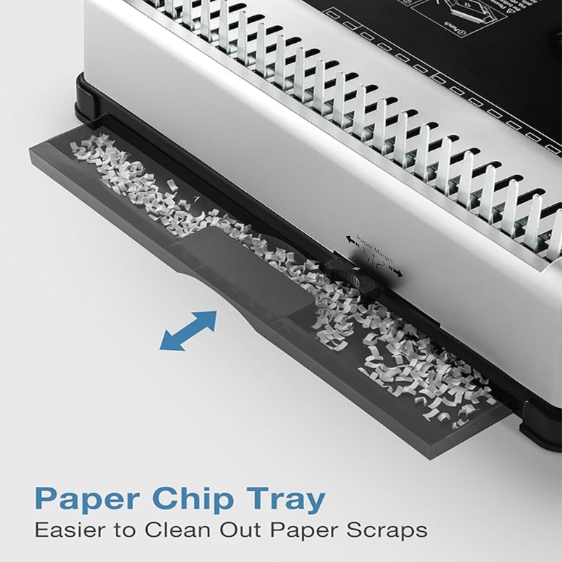 21-Hole Comb Plastic Binding Machine,A4 - Gallery