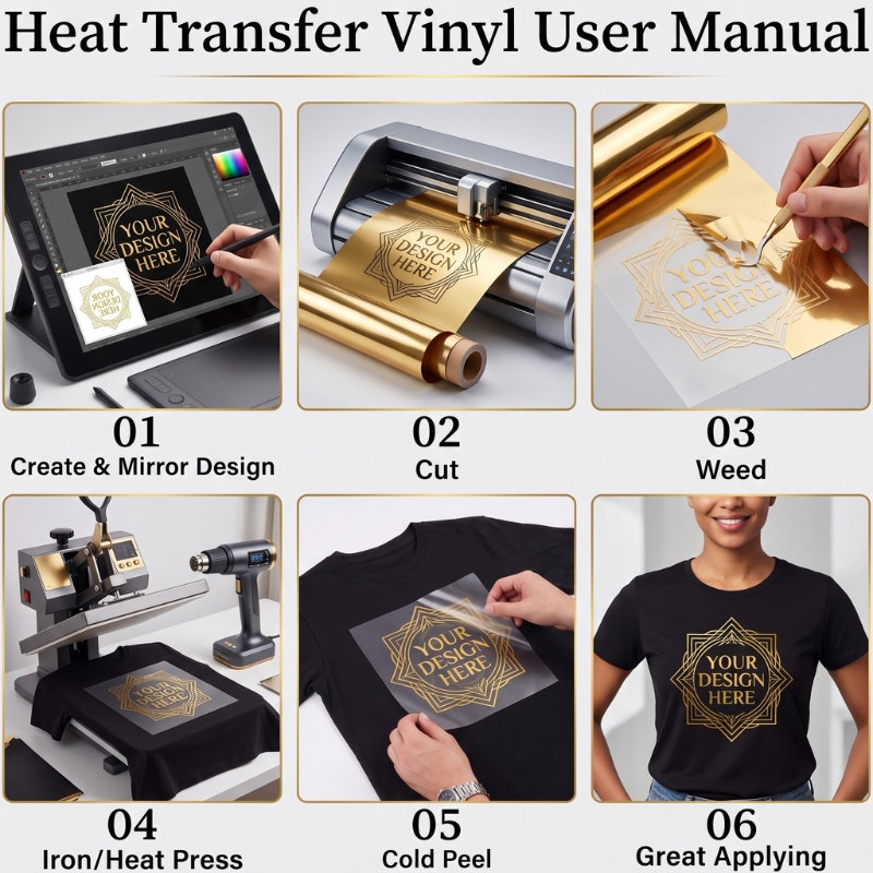 METALLIC SHINING Heat Transfer Vinyl Roll - Gallery
