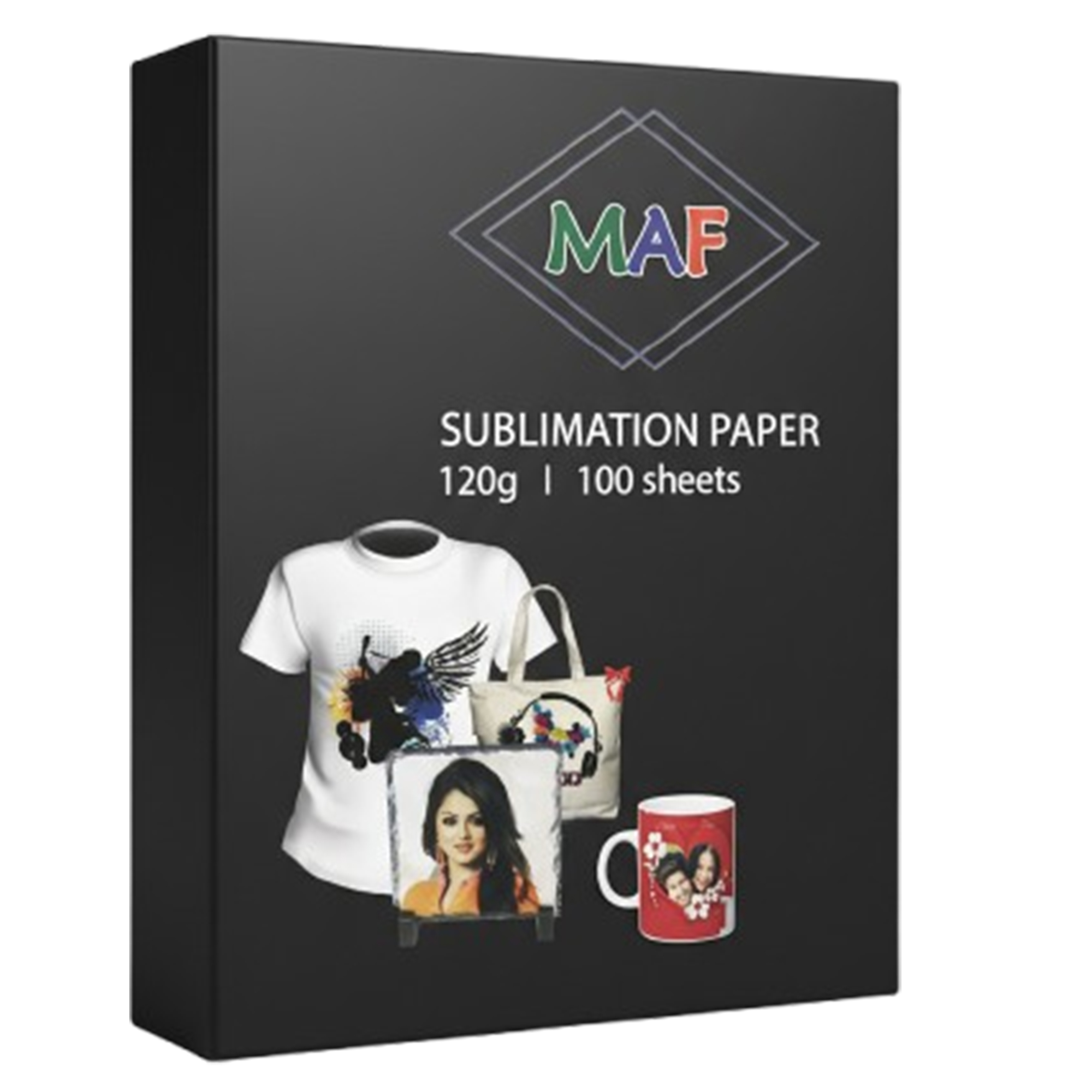 A4 Sublimation Paper 120 GSM – 100 Sheets, High Transfer Rate, Compatible with Sublimation & Inkjet Printers