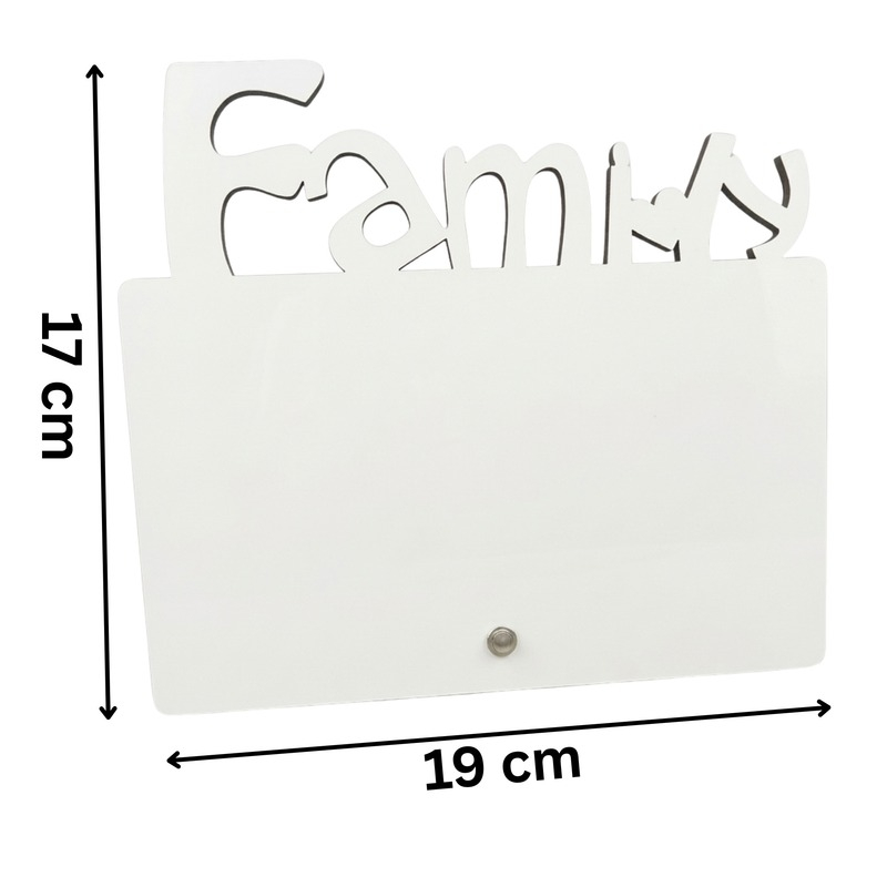MDF Family Sublimation Photo Frame