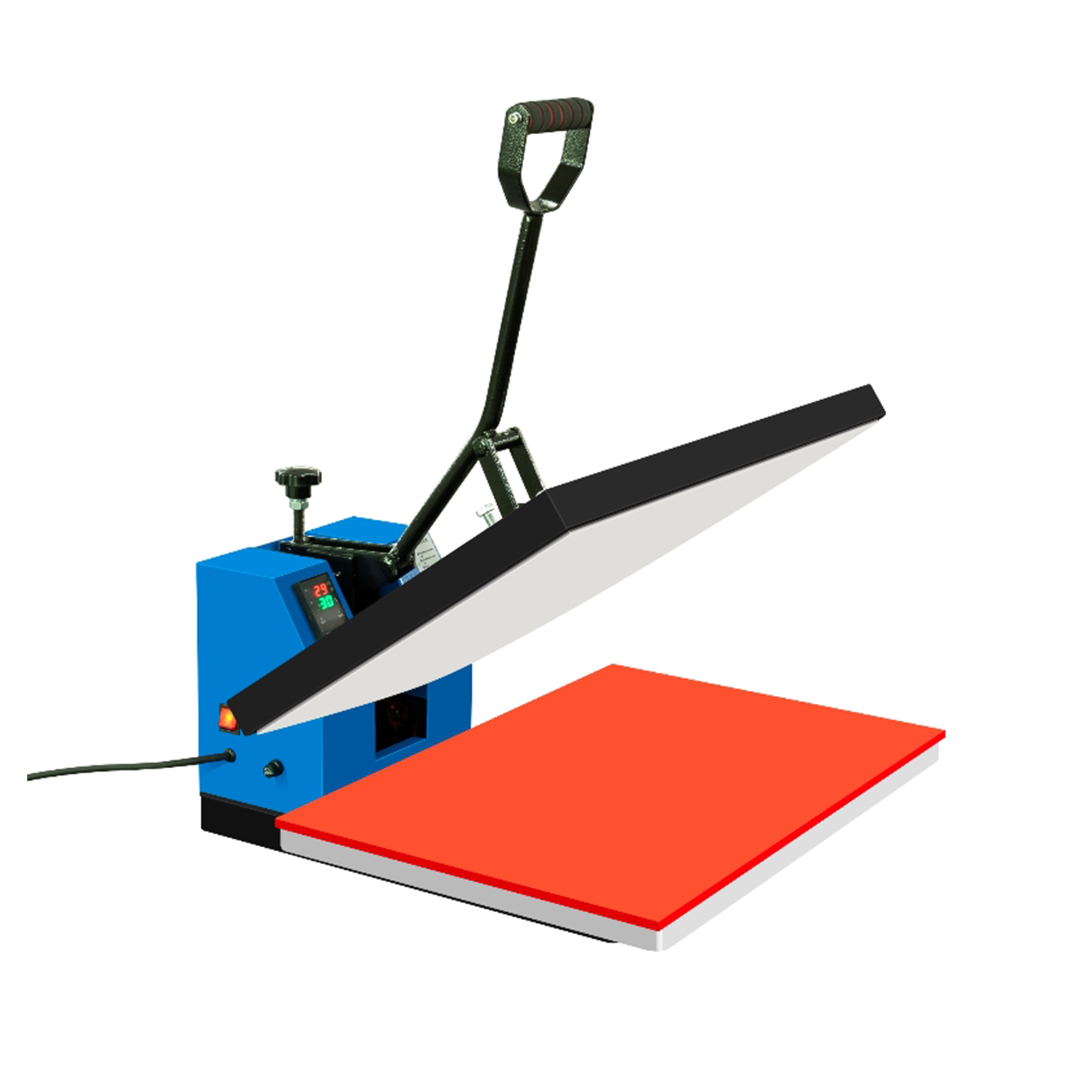 38x38 cm Sublimation Heat Press Machine BLUE