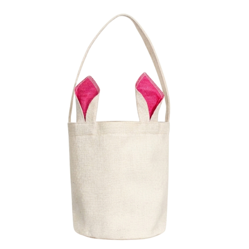 Sublimation Jute Lunch Bags with Bunny Ears